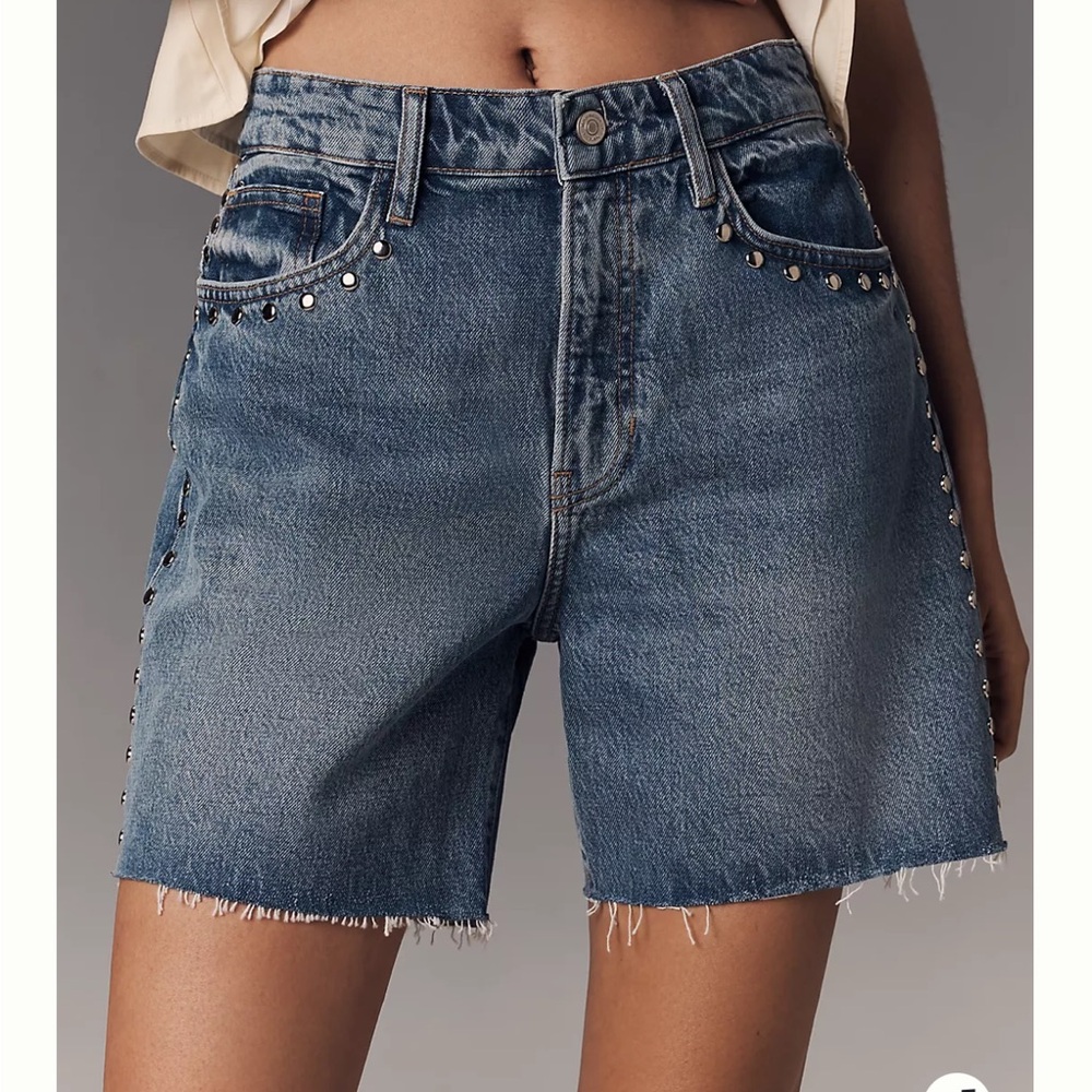 Reformation Raye studded shorts